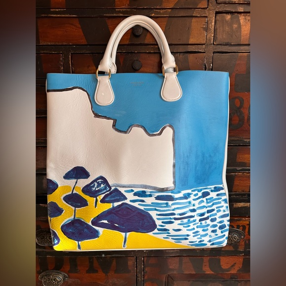Michael Kors Handbags - Michael Kors Collection Dandridge Christina Zimpel Seaside Tote